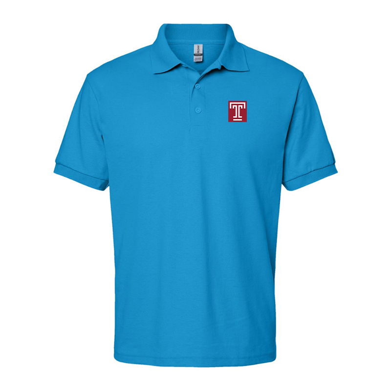 Men's Temple Owls Gildan Dry Blend Jersey Polo